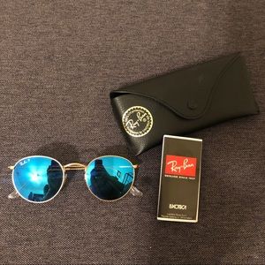 Ray Ban Blue Rounds